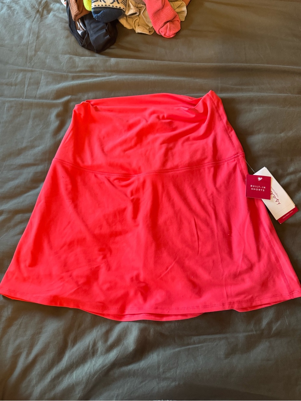 Target Bright Pink Skater Athletic Skirt with Built-In Shorts